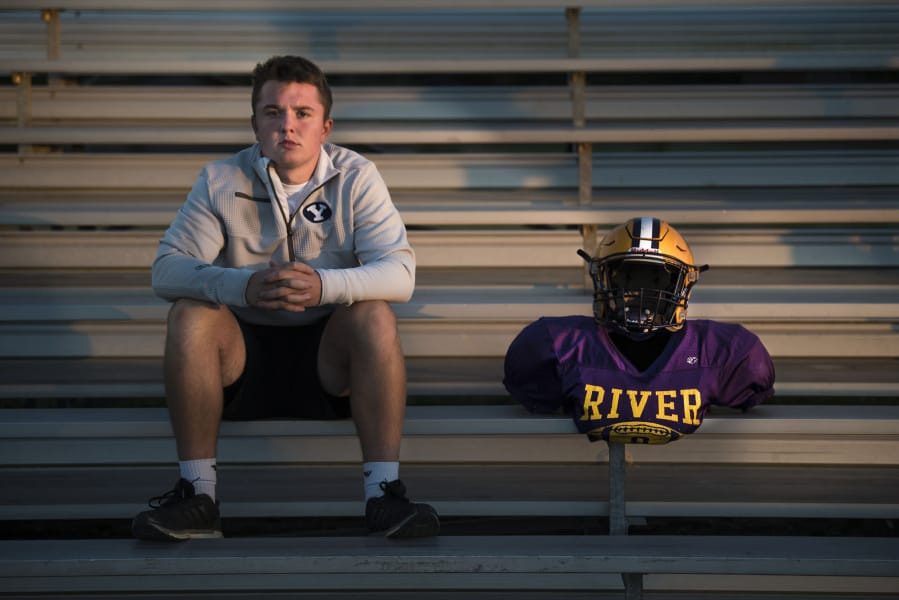 Nathan Kunz had received a scholarship to play college football after a standout career at Columbia River High School. But after suffering multiple concussions, Kunz has decided this Saturday's Freedom Bowl Classic will be his last competitive game.