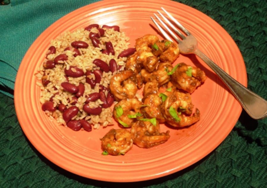 Cajun Shrimp with Creole Rice and Red Beans Linda Gassenheimer/Tribune News Service