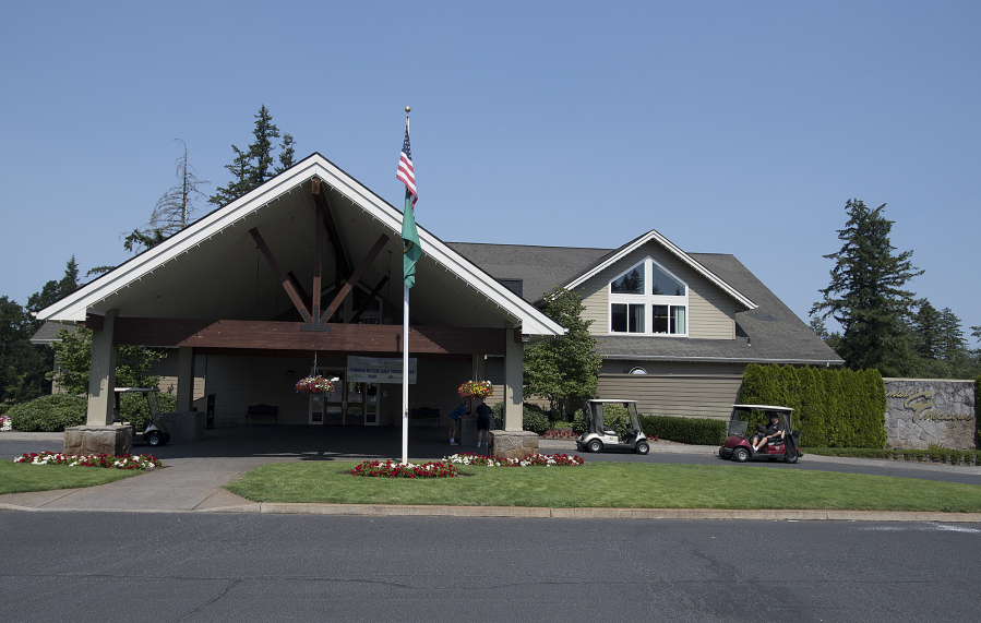 The Oaks Bar & Grill is located inside Camas Meadows Golf Club, as seen Monday afternoon, Aug. 6, 2018.