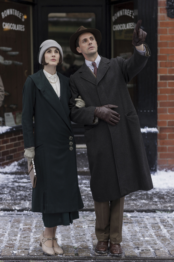 Michelle Dockery as Lady Mary and Matthew Goode as Henry Talbot in “Downton Abbey.” Nick Briggs/Carnival Film & Television/Masterpiece