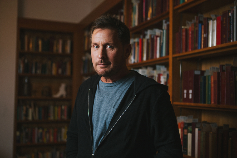 Emilio Estevez took to the Toronto Reference Library to promote his new film, “The Public.” Jennifer Roberts for The Washington Post