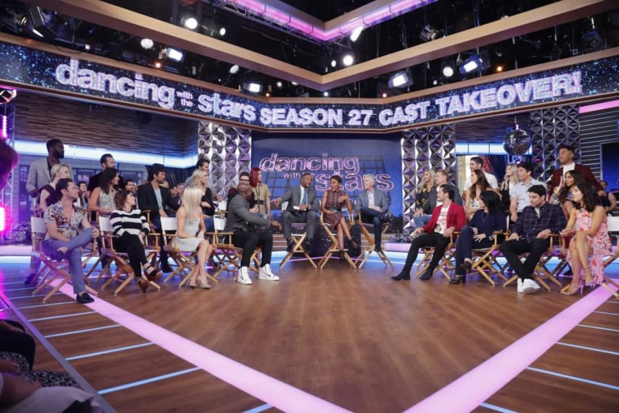 The cast of Season 27 of “Dancing With the Stars” is revealed live on “Good Morning America.” Lou Rocco/ABC
