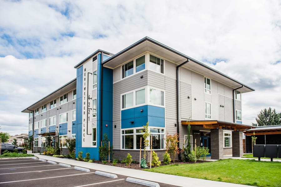 Meadow Homes: The first housing project to be completed with city of Vancouver Affordable Housing Fund money opened on Aug 22. Meriwether Place is a three-story, 30-unit development providing permanent supportive housing to low-income and formerly homeless individuals.