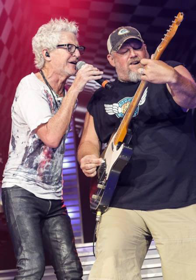 REO Speedwagon’s Kevin Cronin, left, and Dave Amato.