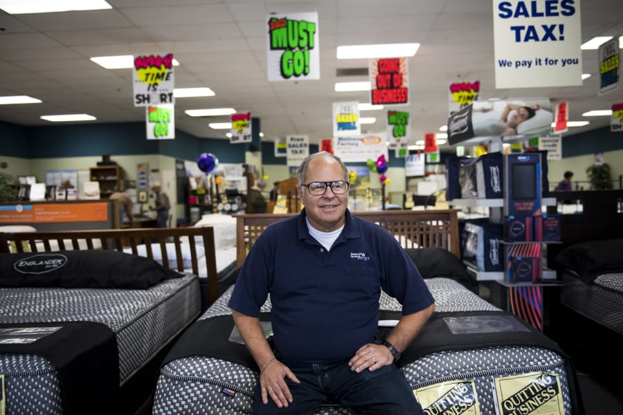 Jeff Weinstein, owner of the Mattress Factory Outlet near Vancouver Mall, is ready to retire.