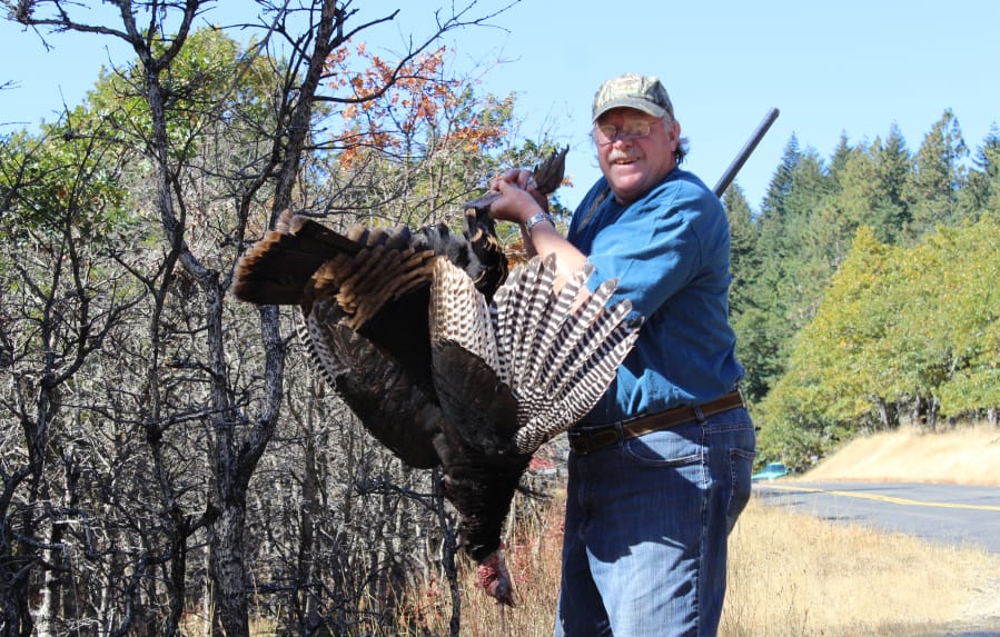 Columbian outdoors reporter Terry Otto took this mature Tom turkey recently in the first ever general season for fall turkeys in the Columbia River Gorge. Hunters can now purchase over-the-counter tags to hunt autumn turkeys.