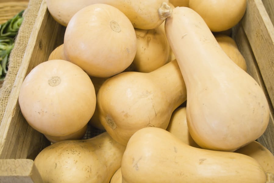 Butternut squash is packed with fiber, potassium, calcium and vitamins A and C.