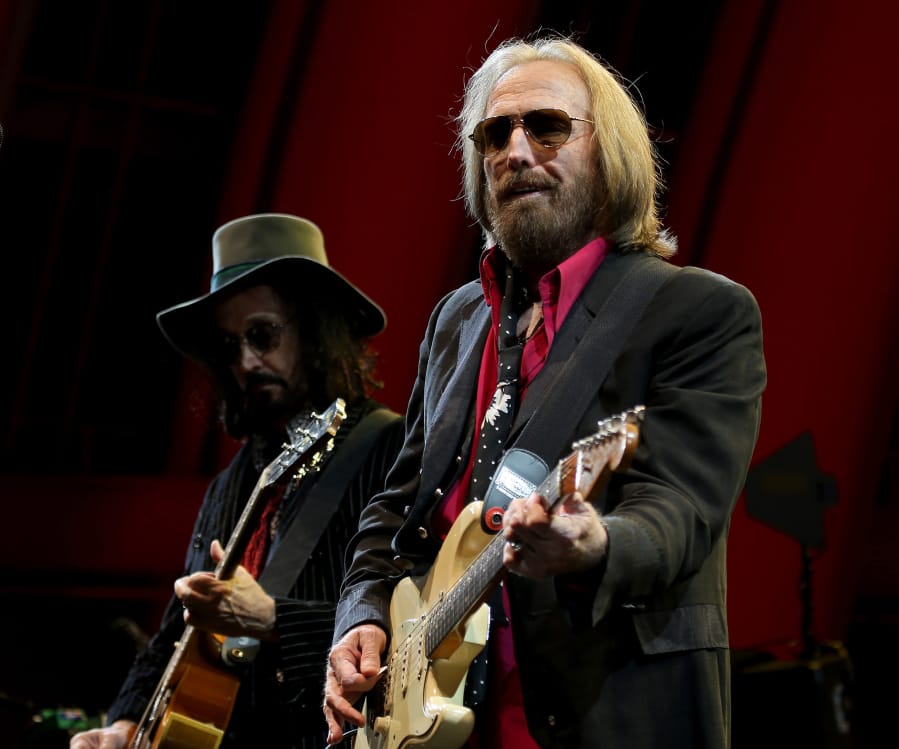 Tom Petty performs with the Heartbreakers at the Hollywood Bowl in Los Angeles on Sept. 21, 2017.