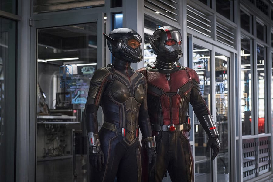 Evangeline Lilly and Paul Rudd star in “Ant-Man and the Wasp.” Marvel Studios