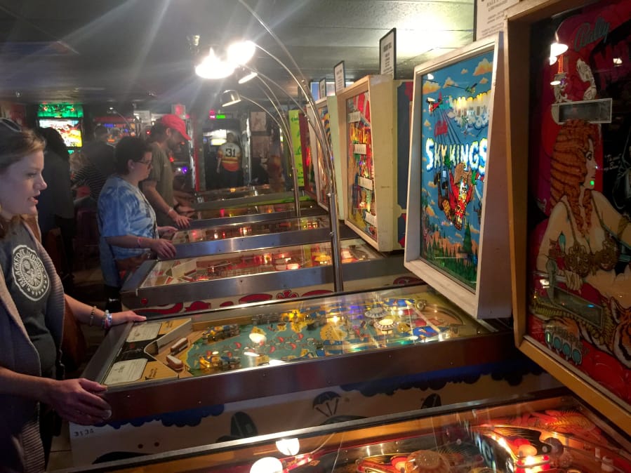 In the Asheville Pinball Museum, you pay $15 and play all you want on 80 machines ranging from the 1950s to the latest games.