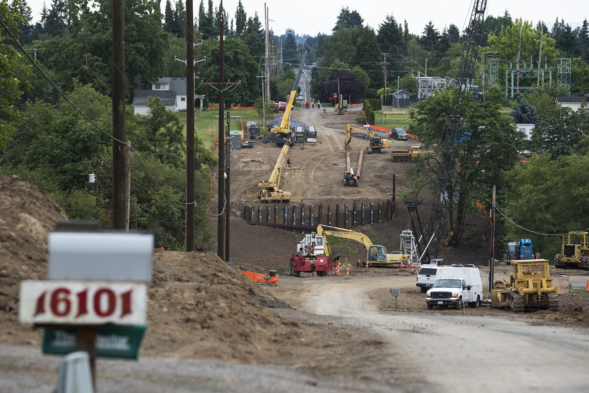 Labor & Industries has issued fines against Vancouver-based Colf Construction for its work on the project to build a bridge over Whipple Creek just south of the Clark County Fairgrounds.