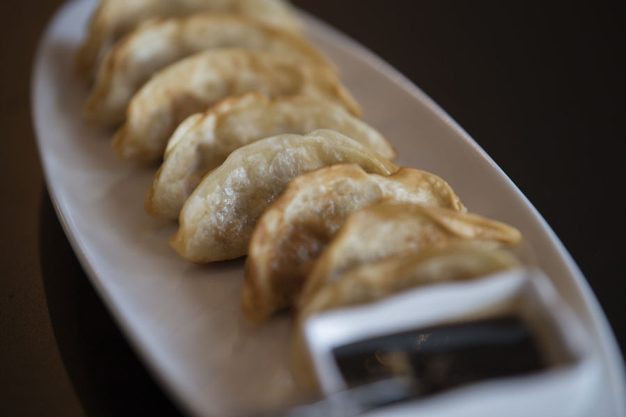 Potstickers at The Noodle Bar.