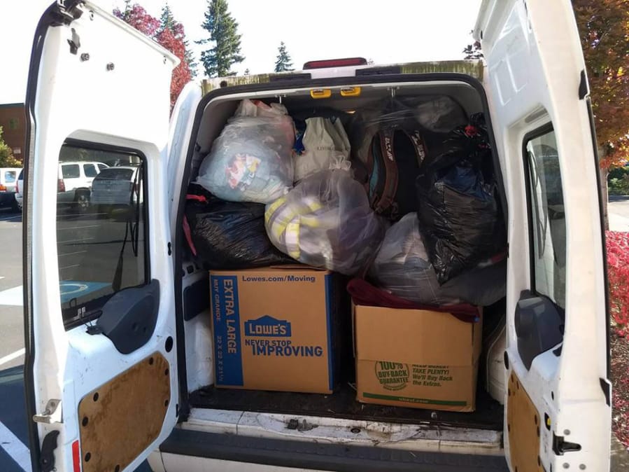 Clark County: The donation van was filled twice by employees and clients of Berkshire Hathaway HomeServices Northwest Real Estate’s Vancouver offices. The real estate company collected winter items to donate to Transitional Youth Street Outreach.