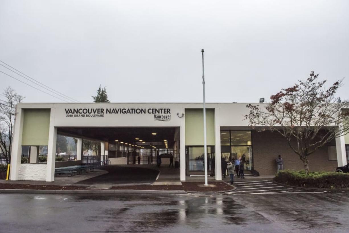 The Vancouver Navigation Center’s exterior was renovated, which included resurfacing the parking lot, painting, removing the building’s old sign and installing a fence with gate access.