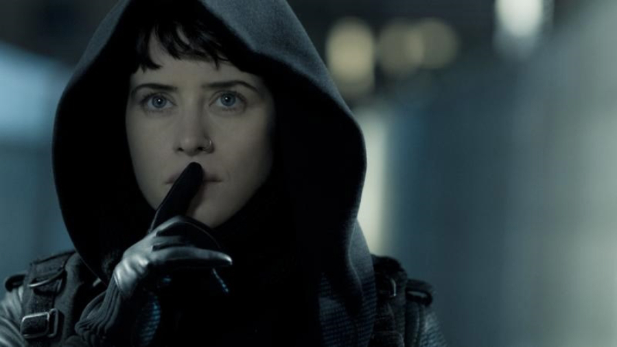 Lisbeth Salander (Claire Foy) makes her way to Balder’s safe house in Columbia Pictures’ “The Girl in the Spider’s Web.” Reiner Bajo/CTMG, Inc/Sony Pictures Entertainment