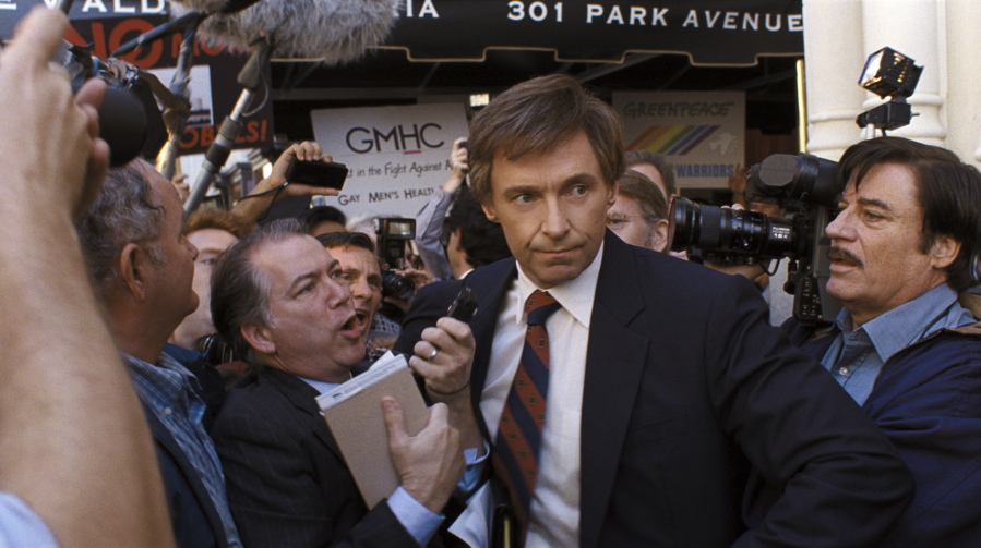 Hugh Jackman stars as Gary Hart in “The Front Runner.” Sony Pictures
