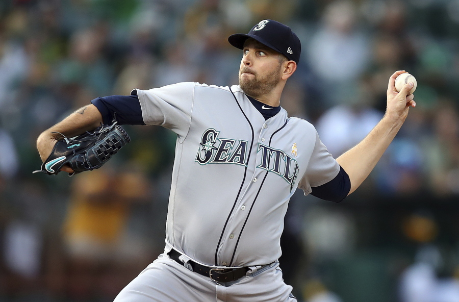 The New York Yankees acquired left-hander James Paxton from the Seattle Mariners for left-hander Justus Sheffield and two other prospects, Monday, Nov. 19, 2018.