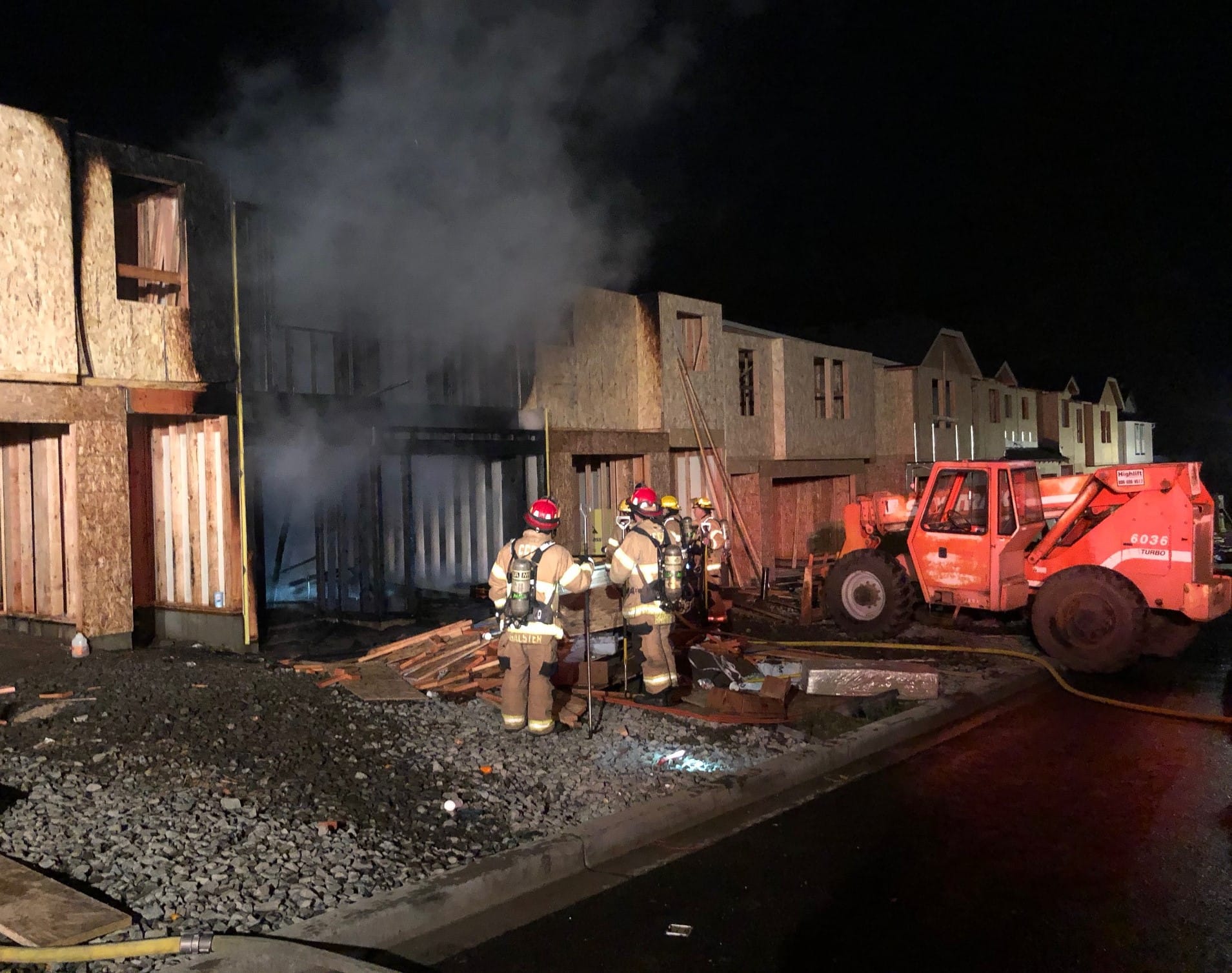 Clark County Fire & Rescue crews were dispatched about 12:10 a.m. Wednesday to 237 N. 33rd Court in Ridgefield for a report of a residential structure fire. Authorities believe it was arson.