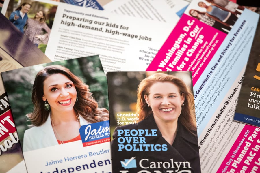 While some of the mailers sent this election cycle were positive, most were negative.