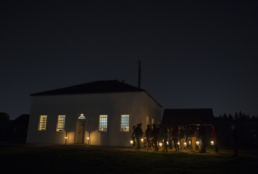 There’s something magical and immersive about touring Fort Vancouver by lantern light at night.