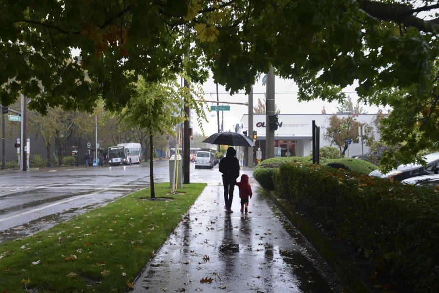 Get out your umbrellas, and hold on tight. Forecasters say a lot of rain and wind are on the way to Clark County.