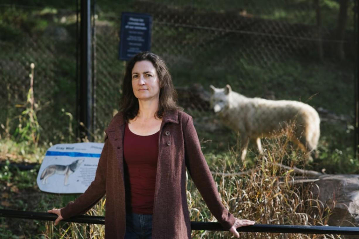 Francine Madden, pictured at the National Zoo in October, is a wildlife mediator based in Washington, D.C.