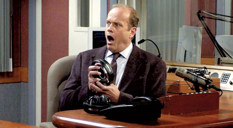 Kelsey Grammer reacts to the dollar amount he could get for a “Frasier” reboot.