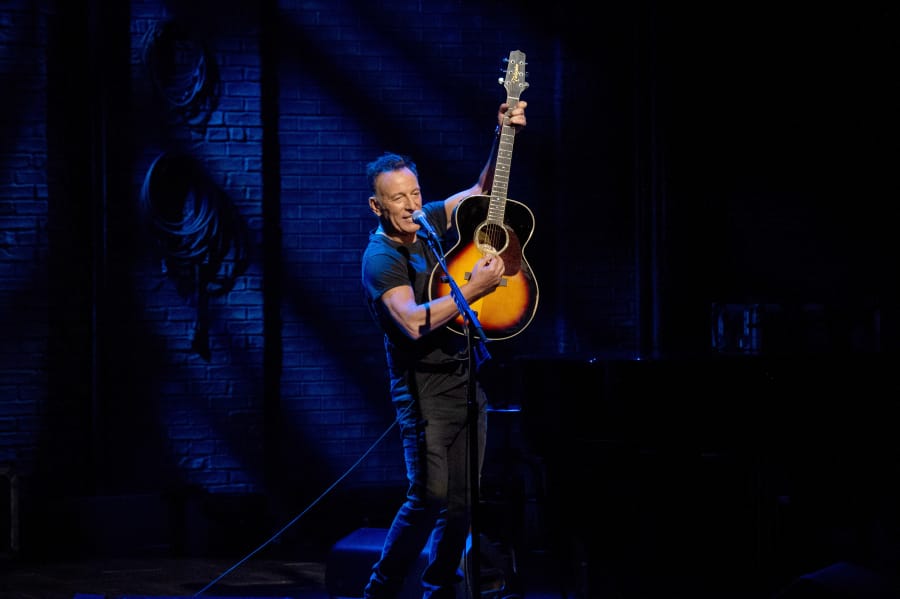 Bruce Springsteen in “Springsteen on Broadway.” Kevin Mazur/Netlflix