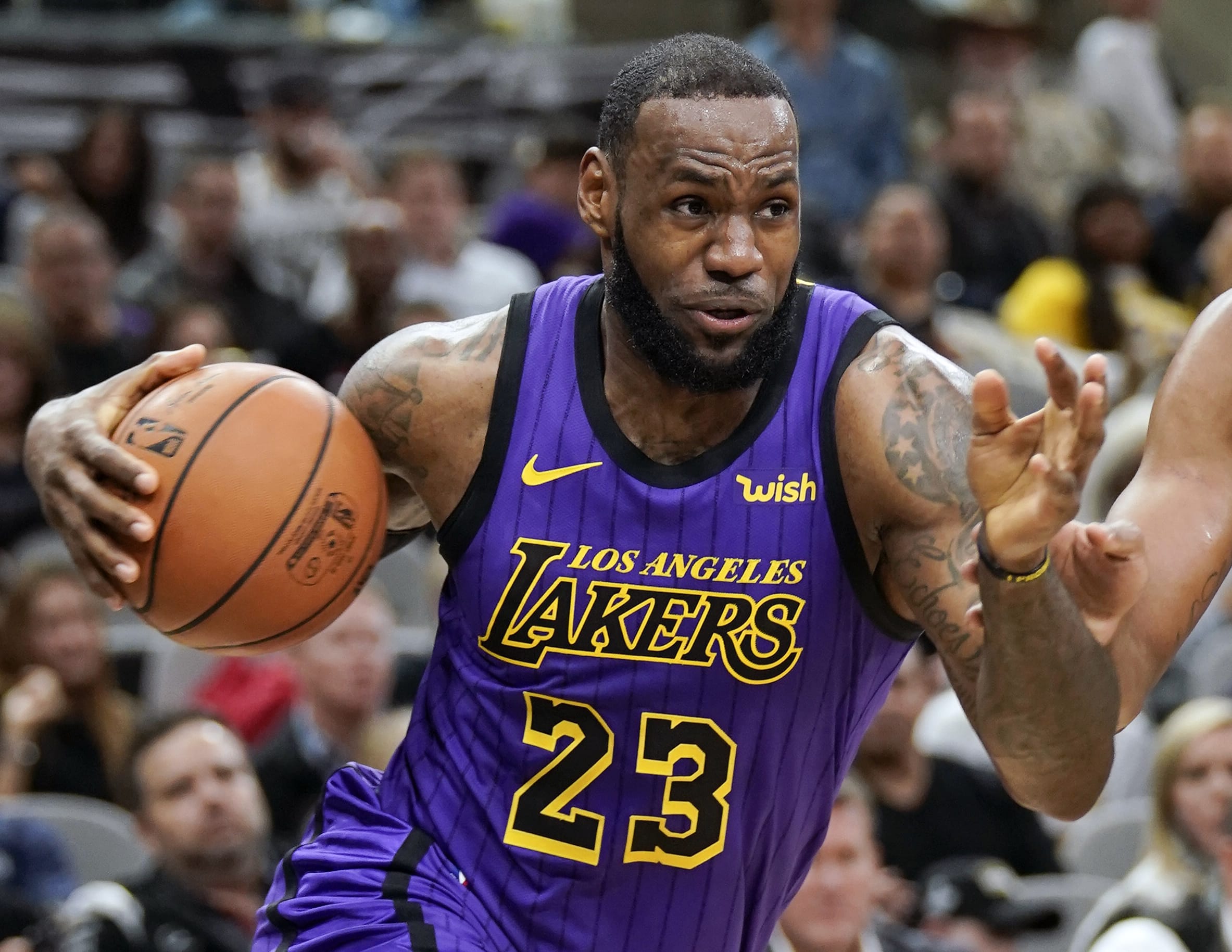 LeBron James was named The Associated Press Male Athlete of the Year on Thursday, Dec. 27, 2018.