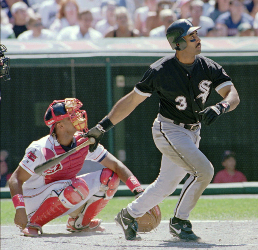 Harold Baines (3) was elected to the Baseball Hall of Fame on Sunday, Dec. 9, 2018.