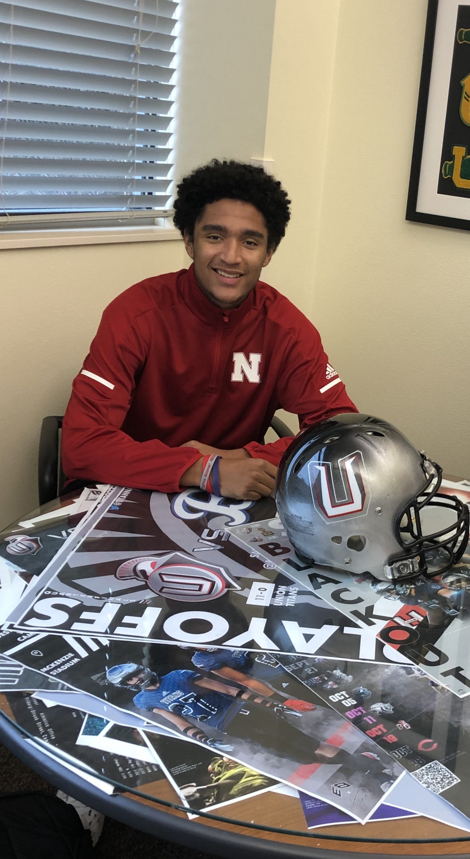 Darien Chase of Union signed his national letter of intent with Nebraska on Wednesday.