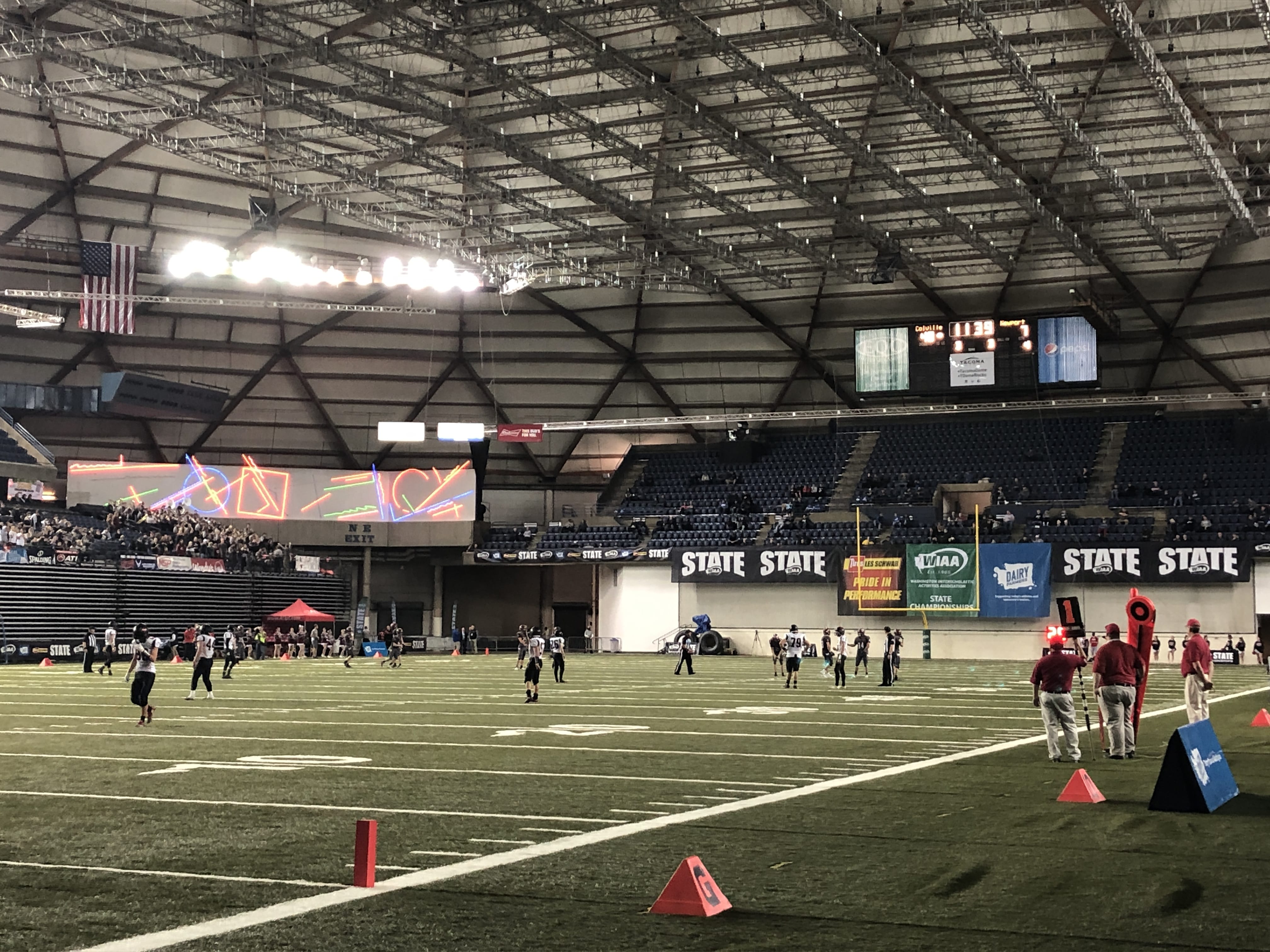 The Tacoma Dome is the site of the WIAA state championship football games. Hockinson faces Lynden in the 2A title game at 1  p.m. Union faces Lake Stevens for the 4A championship at 7 p.m.