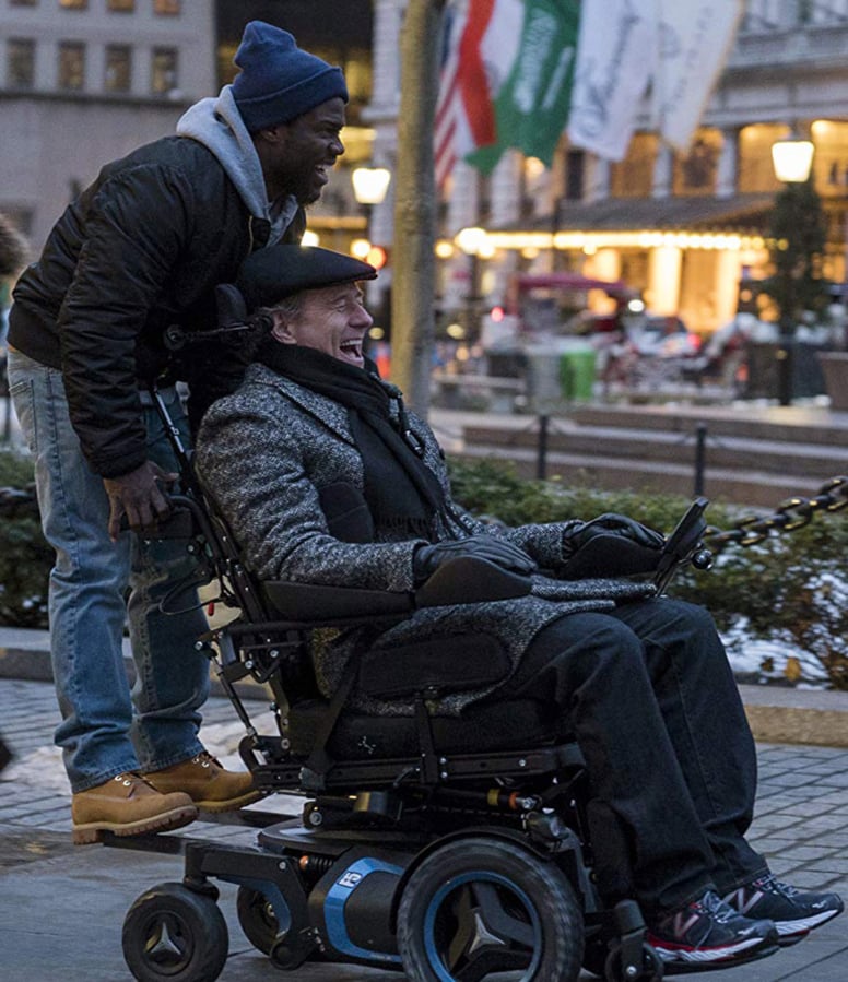 Kevin Hart, left, and Bryan Cranston in “The Upside.” Lantern Entertainment