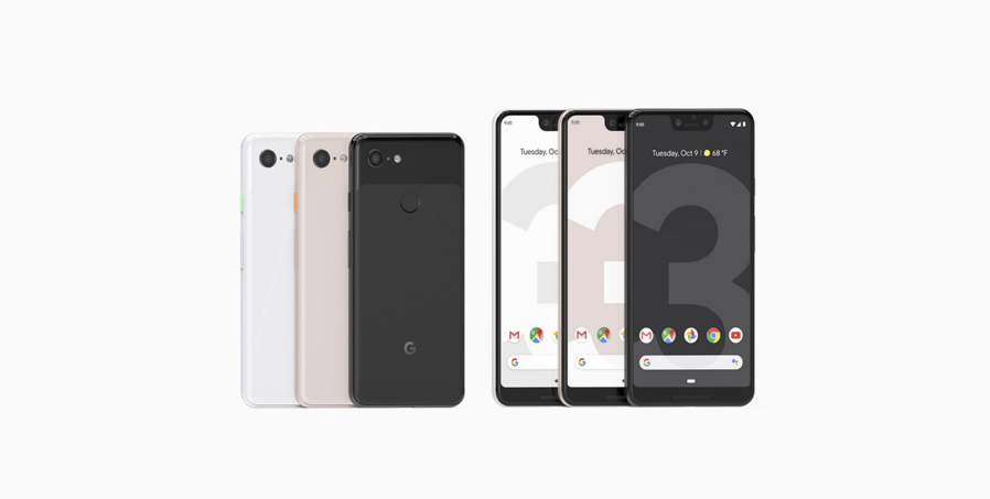The Google Pixel 3 and Pixel 3 XL.