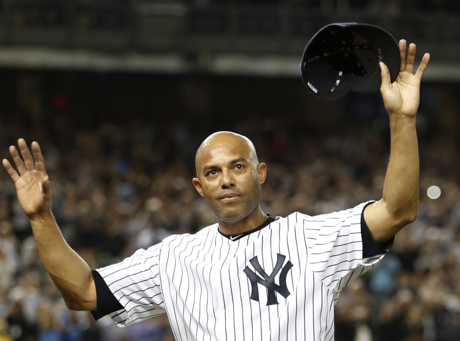 New York Yankees relief pitcher Mariano Rivera, the career saves leader.