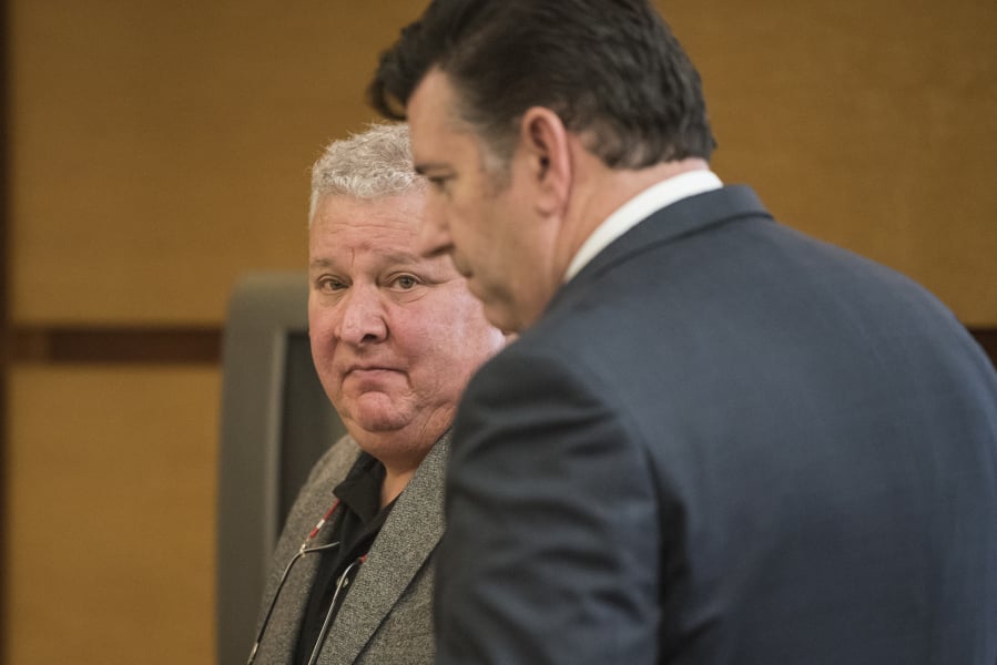 Mark Lugliani appears for a plea hearing Thursday in Clark County Superior Court. The former Evergreen Public Schools substitute teacher pleaded guilty to third-degree child molestation after he sexually abused a physically disabled female student.