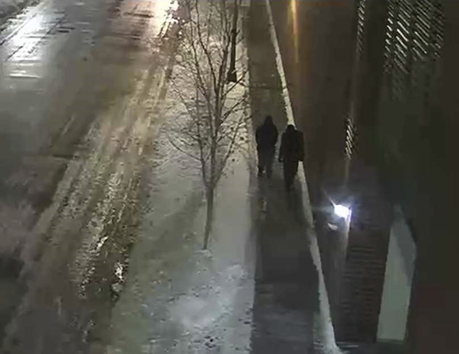 This image provided by the Chicago Police Department and taken from surveillance video shows two people of interest in an attack on “Empire” actor Jussie Smollett walking along a street in the Streeterville neighborhood of Chicago, early Tuesday, Jan. 29, 2019.