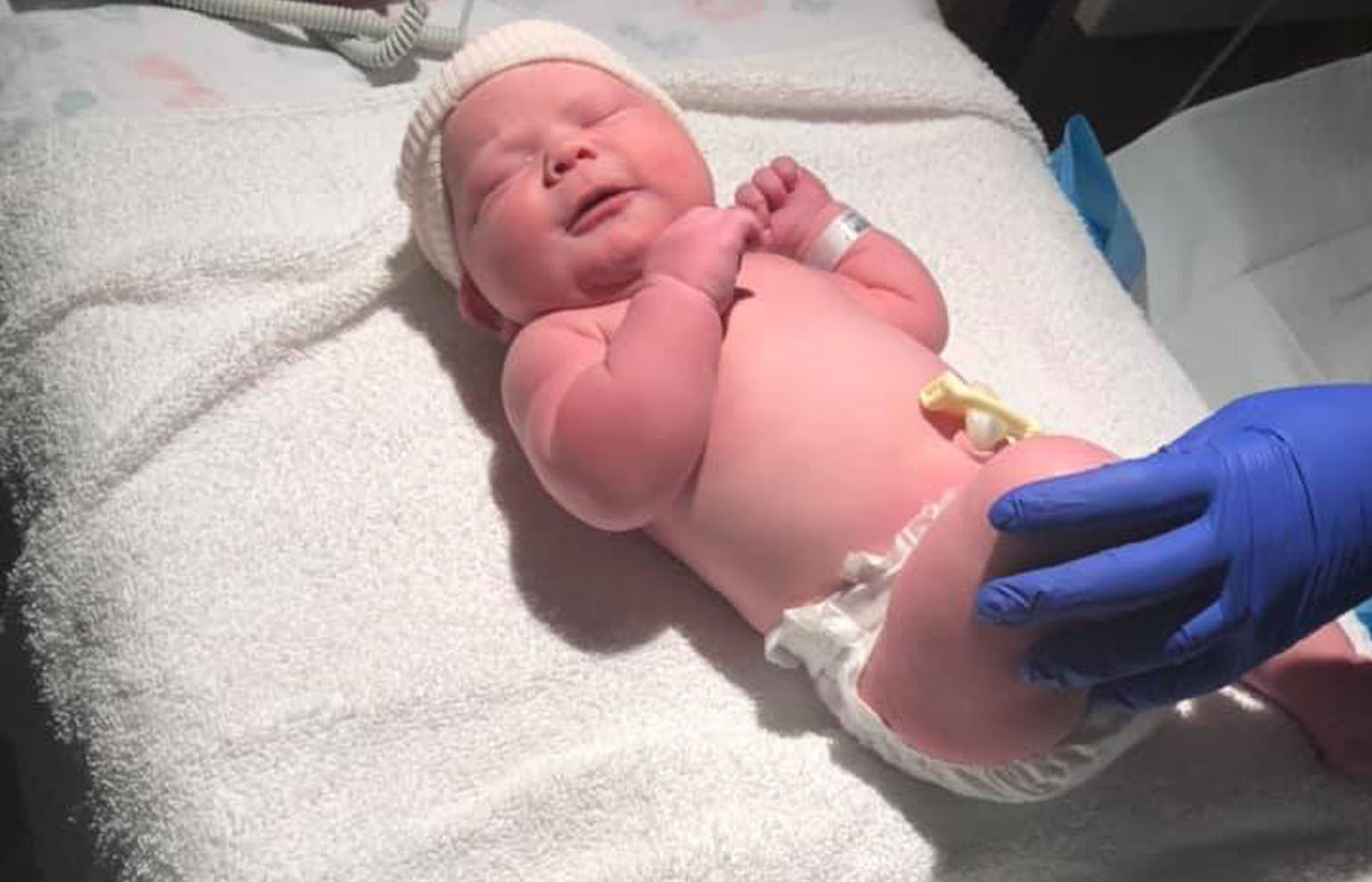 Devan Milliman and Josh Morrow welcomed their daughter, Gracie, into the world at 3:38 a.m. on New Year's Day. Gracie is the first baby born in Clark County in 2019. “I think it’s really cool,” Milliman said of having Clark County’s New Year’s baby.