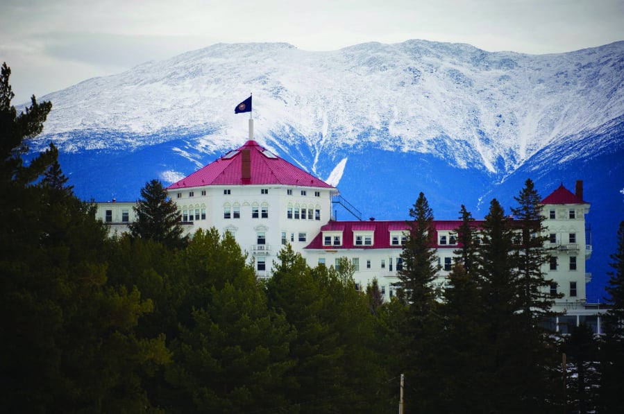 The Omni Mount Washington Resort in Bretton Woods, N.H., was one of the first hotels with a private bath in every room.
