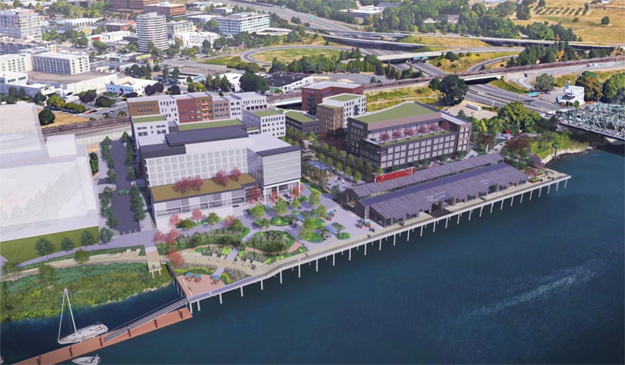 The Port of Vancouver envisions transforming its 10 acres near the Columbia River into a place for commercial, residential and public space development.