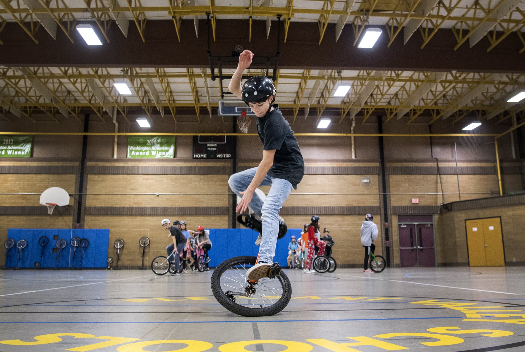 Pleasant Valley unicycle team photo gallery