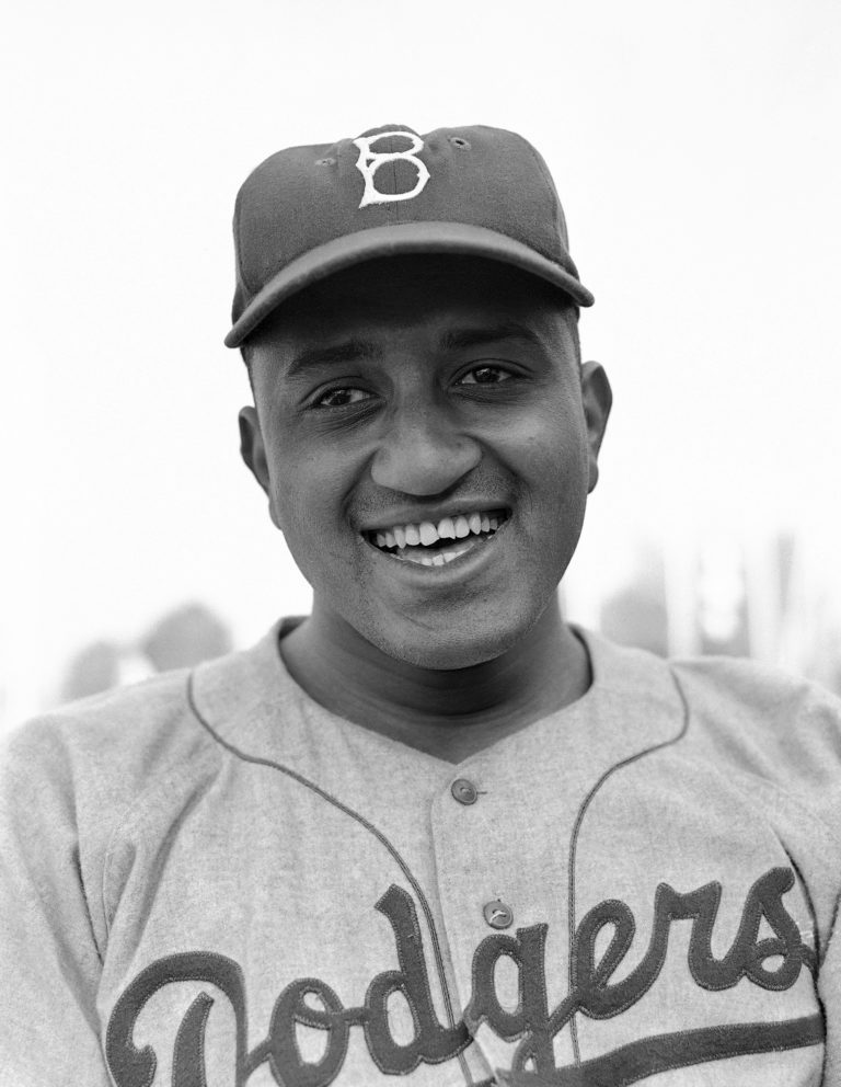 Brooklyn Dodgers pitcher Don Newcombe pictured in 1951. The hard-throwing Brooklyn Dodgers pitcher who was one of the first black players in the major leagues and who went on to win the rookie of the year, Most Valuable Player and Cy Young awards, has died. He was 92. The team confirmed that Newcombe died Tuesday morning, Feb. 19, 2019, after a lengthy illness.