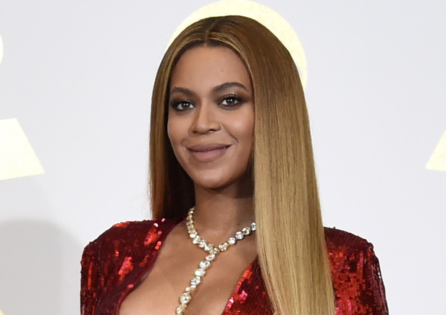 Beyoncé poses in the press room at the 59th annual Grammy Awards in Los Angeles in February 2017. The singer has advocated plant-based living in a rare social media endorsement. She and her husband Jay-Z wrote the introduction for “The Greenprint: Plant-Based Diet, Best Body, Better World,” by Marco Borges, a plant-based guru who has worked with the couple.