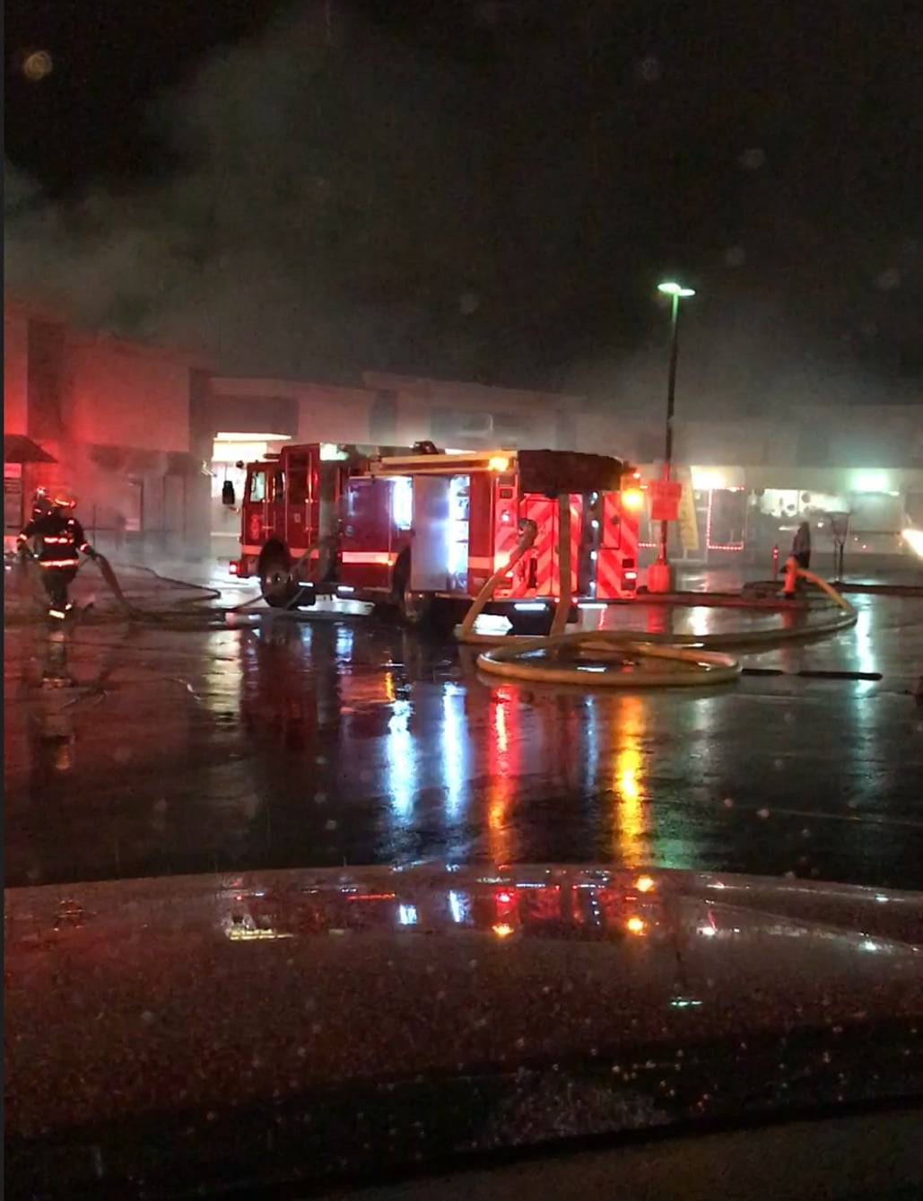 A two-alarm fire damaged a small retail clothing store early Sunday in Bagley Downs.