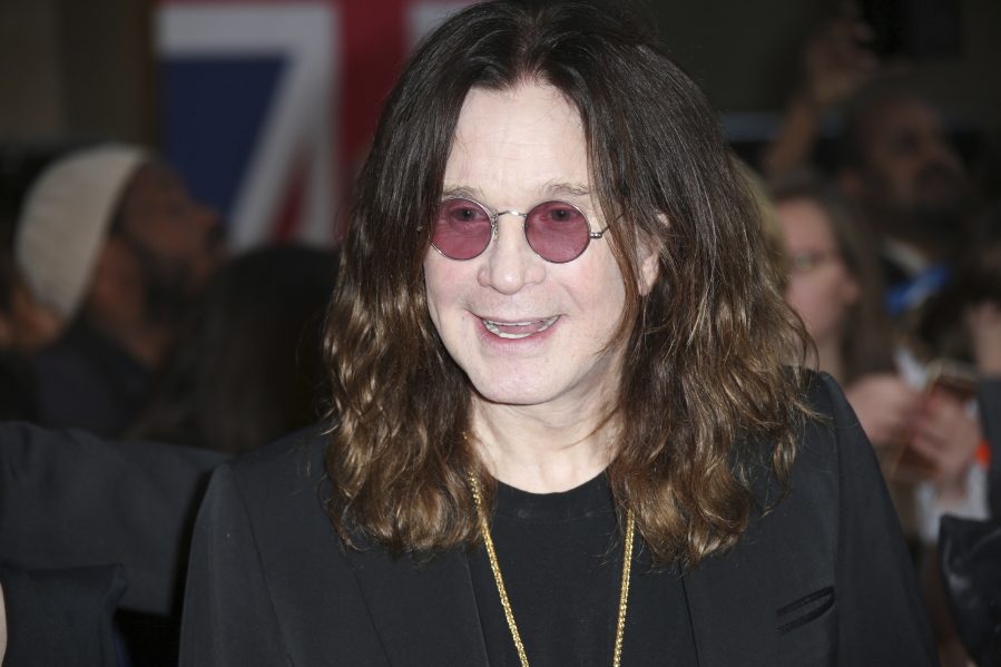 FILE - In this Sept. 28, 2015 file photo, Ozzy Osbourne poses for photographers upon arrival at the Pride of Britain Awards 2015 in London. ocker Ozzy Osbourne is in a hospital. Sharon Osbourne wrote on Twitter Wednesday, Feb.