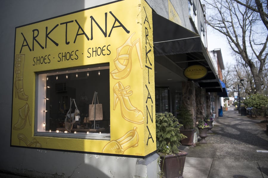 Arktana, a shoe and clothing store in downtown Camas.