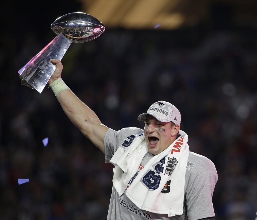 New England Patriots tight end Rob Gronkowski says he is retiring from the NFL after nine seasons. Gronkowski announced his decision via a post on Instagram Sunday, March 24, 2019.