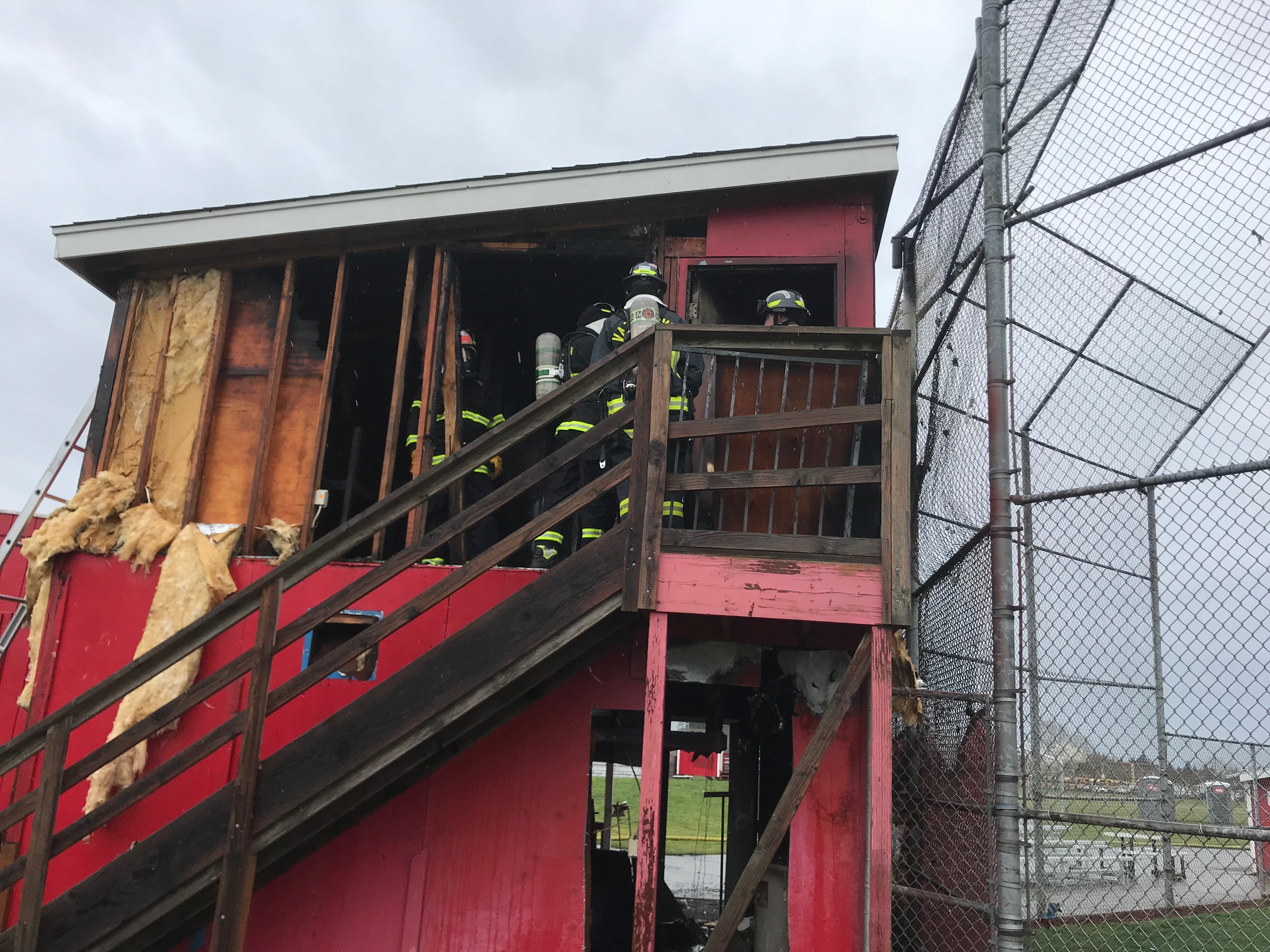 A fire destroyed an Alcoa Little League score tower and all of its contents Wednesday afternoon. The league is now raising money to replace gear and prepare for upcoming games. The cause of the fire remains under investigation.