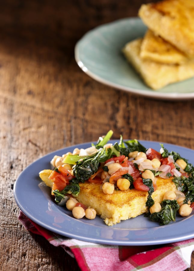 Polenta with Kale and Garbanzo Beans (Colter Peterson/St.
