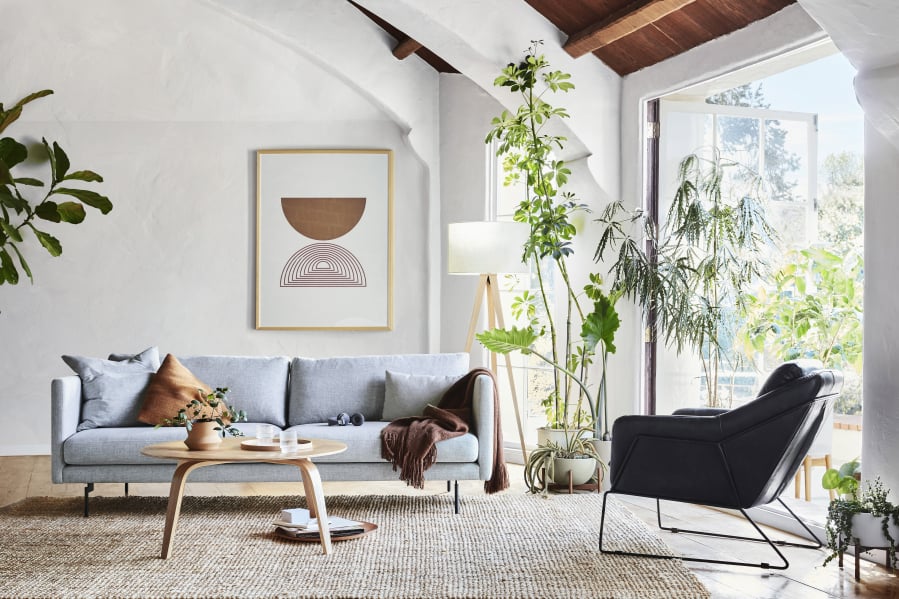 Retailers like Feather are renting full suites of upscale furniture. For example, customers can rent an $899 sofa from West Elm for $52 a month through Feather as part of a 12-month subscription.